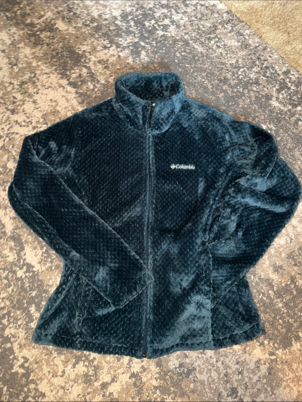 Columbia Women's Plush Full-Zip Jacket in Deep Teal
